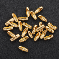 Chaîne à billes en acier inoxydable de haute qualité avec fermoir en forme d'arachide pour la fabrication d'accessoires de bijoux