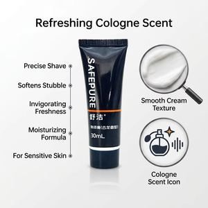 Gel de <span class=keywords><strong>Afeitar</strong></span> Transparente de 30 ml <span class=keywords><strong>para</strong></span> <span class=keywords><strong>Piel</strong></span> <span class=keywords><strong>Sensible</strong></span> - <span class=keywords><strong>Crema</strong></span> de <span class=keywords><strong>Afeitar</strong></span> <span class=keywords><strong>para</strong></span> Hombre, Amenidades de Hotel OEM - Cuidado Preciso de la Barba - Product Image 2