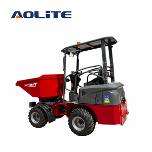 AOLITE WD16E Электрический мини 4x4 колесный четырехколесный самосвал сад 4 колесный мини-транспортер самосвал - Product Image 4