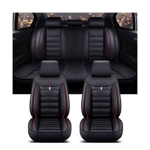 Ensemble complet de housses de siège de voiture universelles en cuir PVC imperméable Marcan pour toutes les saisons, accessoires de voiture - Product Image 2