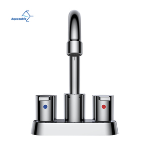 Customized Chrome 2 Handle Basin Sink Mixer <strong>Faucet</strong> <strong>RV</strong> Bathroom <strong>Faucet</strong> - Product Image 3