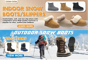 YL3732 Botas de Invierno para Mujer, con Plataforma, Forradas de Piel Sintética, Impermeables, Antideslizantes, a Media Pantorrilla, Botas de Nieve - Product Image 4