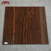 Texture de pierre gris mur salle de bain carrelage de sol en porcelaine brillante 60x60