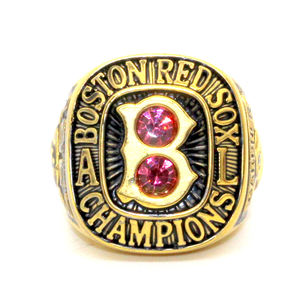 1967 Boston Red Sox Championship Men's Children's <b>Ring</b> Souvenir Collection Alloy Wedding Gift <b>Crystal</b> Rhinestone Traditional - Product Image 1