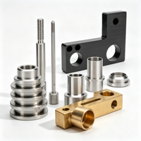 Pièces en acier inoxydable usinées CNC industrielles sur mesure, usinage CNC de précision 5 axes, pièces en aluminium usinées