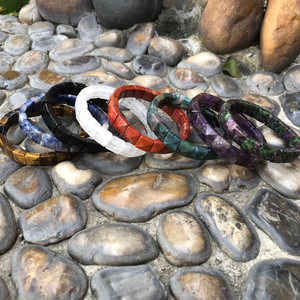 Pietra naturale 12mm taglio <span class=keywords><strong>perline</strong></span> <span class=keywords><strong>bracciale</strong></span> quadrato uomini donne fatto a mano in cristallo agata energia gioielli per regali estivi - Product Image 5