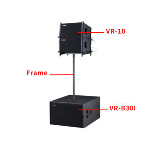 <span class=keywords><strong>Speaker</strong></span> <span class=keywords><strong>Array</strong></span> Garis Bertenaga Aktif Mini untuk Gereja Pernikahan Prarty - Product Image 3