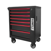 Chariot à outils GATmatic à 7 tiroirs, ensemble d'outils de mécanicien de 94 pièces, armoire à outils roulante en acier robuste, rangement d'atelier, certifié GS