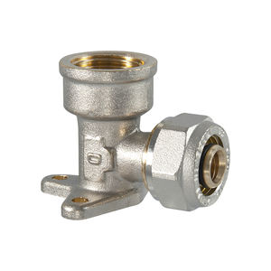 Accesorio de compresión de polipropileno Brida hembra curva 16X1/2 BSPP NPT Rosca Técnica de forja PN16 para 12mm 50mm 14mm - Product Image 2