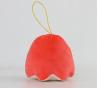 Vente en gros de porte-clés en peluche de pieuvre rouge de 3 pouces Poupées de machine à griffes mignonnes Expressions flexibles Principales caractéristiques des jouets