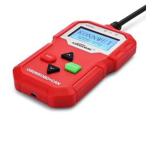 เครื่องอ่านโค้ดรถยนต์ KW590 OBD2 ของแท้ 100% พร้อมจอ LCD แสดงผลโค้ดข้อผิดพลาดสำหรับการวินิจฉัย ใช้งานได้กับรถยนต์ทั่วไป - Product Image 4