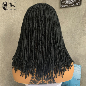 <span class=keywords><strong>Perruque</strong></span> Dreadlock en dentelle complète, style africain, en fibre haute température, avec fausses mèches volumineuses, pour femmes, modèle transparent pour le commerce extérieur - Product Image 3