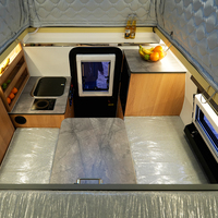 Vente en gros : Meilleure coque rigide en aluminium pour camping-car de camion, type pop-up, à glisser, pour camions tout-terrain pleine grandeur et voyages
