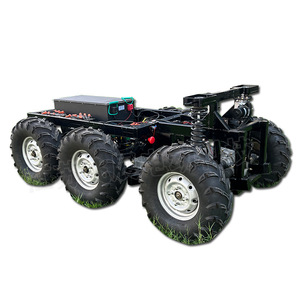 <b>Electric</b> 6x6 Rc Truck With Range Extender Remote Control Off Road Climbing Chassis Metal <b>Kit</b> For 14 Years Up - Product Image 2