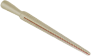 s177a Jauge de bagues professionnelle en aluminium avec mandrin, 4 échelles de mesure (1-15, 13.0-24.2, 1-36, 41-76) pour bijoutiers - Product Image 1