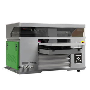 New Flatbed Inkjet 3 in 1 <b>Printer</b> 4060 UV <b>Printer</b> for UV Printing for Glass Acrylic Stickers Printing Use Epsonxp600 Printhead U - Product Image 4