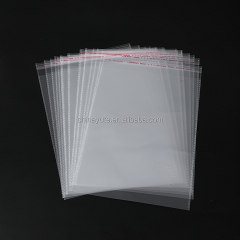 Custom-Made 11*22 Double-Layer 10-Thread Plastic Jewelry Packaging 100 Pieces Transparent Self-Adhesive Opp Bags