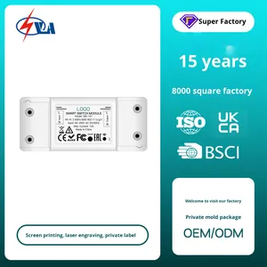 MoesHouse Zhejiang WIFI Tuya Interruptor de seguridad para el Hogar Inteligente Equipo Aplicación Control remoto Temporizador Dispositivo Alexa - Product Image 5