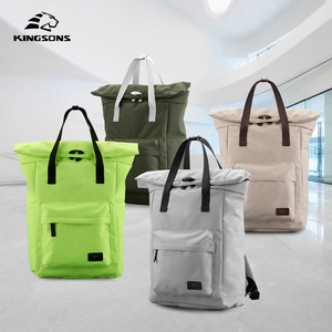 Kingsons <b>Roll</b>-Top <b>Backpack</b> 20-35L Multifunction Laptop Bag Unisex Outdoor Everyday Use - Product Image 1