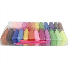 Argile à modeler à séchage à l'air, 12-48 couleurs, avec paillettes décoratives, type cadeau, argile à modeler et slime - Product Image 3