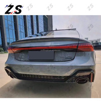 ZS pour Audi A7 C7 2019-24 mise à niveau RS7 Kit de carrosserie large systèmes de carrosserie automobile pare-chocs de voiture modifiés Kit de carrosserie de diffuseur arrière