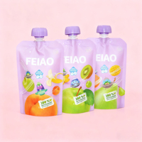 Feiao Plastic Tuitjes Op Maat Fruit Baby Sap Spuitzak Spuitzakdeksel Saus Verpakkingszak Kook Retort Doypack Spuitzak