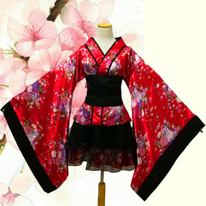 Kimono Cardigan Sexy in Stile Giapponese, Vestito da <span class=keywords><strong>Cameriera</strong></span> Lolita per Donne, <span class=keywords><strong>Costume</strong></span> per Feste, Danza e Cosplay Anime - Product Image 5