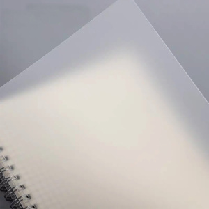 Bìa Pp Trong Suốt Chống Nước Trong Suốt Kế Hoạch Túi A6 Giá Rẻ Cho Học Sinh Bán Chạy Sổ Tay Lưới Trơn Hình Dòng Sữa Xoắn Ốc Trường Học - Product Image 3