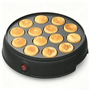 Machine à crêpes <span class=keywords><strong>et</strong></span> gaufres électrique 9,3 pouces, plaque antiadhésive facile à nettoyer, machine à crêpes automatique pour la cuisine à domicile - Product Image 1