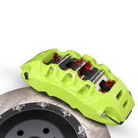 Pinzas de 8 pistones EB8, Kit de freno de carreras, pinza de 8 ollas delantera de Color personalizado, frenos grandes Rear4 Pot para Subaru WRX STI Impreza