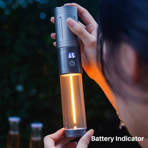 2 trong 1 sạc Led cắm trại đèn lồng với zoom đèn pin cho Đi Bộ Đường Dài Ngoài Trời khẩn cấp xách tay sáng <span class=keywords><strong>TORCH</strong></span> ánh sáng không thấm nước - Product Image 6