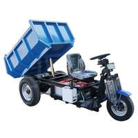 Camion benne électrique ZY-180 avec vérin hydraulique unique, système de direction et engrenages de basculement pour l'exploitation minière et les chantiers de construction