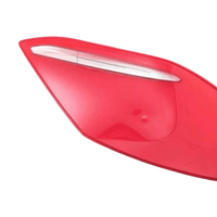 Couvre-phare arrière de haute qualité pour C-Class W205 2015 2016 2017 2018, masque rouge, accessoires de voiture