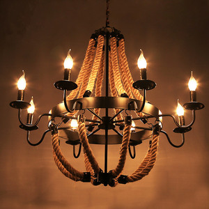 Americano Retrò Loft <span class=keywords><strong>Lampadari</strong></span> Personalità Creativa Barca di Legno di Arte Deco Luce Del Pendente Stile Country Illuminazione Interna <span class=keywords><strong>A</strong></span> Led - Product Image 5