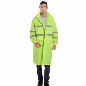 Imperméable de travail XL réfléchissant pour <span class=keywords><strong>patrouille</strong></span> routière et chantier, avec logo, imperméable et réfléchissant - Product Image 3