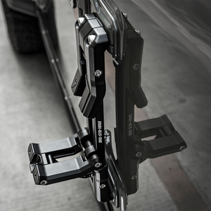 Accesorios Fury 2020 2021 <span class=keywords><strong>2022</strong></span> 4x4 Todoterreno Escalera Lateral de Aluminio Negra para Jeep Gladiator JT - Product Image 3