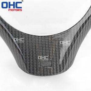 Couvercle de bouton de commande de volant en Fiber de carbone pour <span class=keywords><strong>BMW</strong></span> <span class=keywords><strong>320i</strong></span> 335i e90 e91 e92 e93 m3 série 3 coupé Sedan - Product Image 5