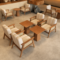 Bancs de restaurant de style européen, sièges vintage élégants pour restaurant, table et chaise de restaurant, mobilier de restaurant