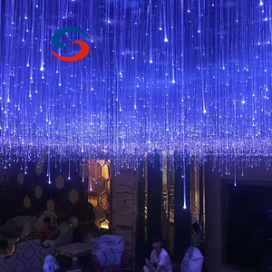 Forma personalizada <span class=keywords><strong>Led</strong></span> RGB restaurante Decoración Luz interior fibra óptica Decoración Luz hogar iluminación decorativa - Product Image 6