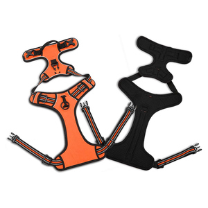Manufacturer Wholesale Luxury Multi-colors Breathable Reflective Polyester <b>Dog</b> Harness with <b>Leash</b> Set - Product Image 4