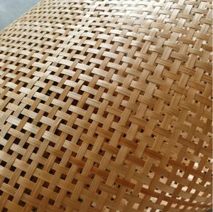 Artisanat en bambou tissé en maille carrée fait main en macramé de 36 pouces, design Art déco écologique, multifonctionnel pour le salon - Product Image 5