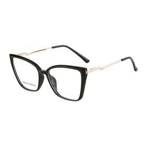 Monturas de Gafas Cat Eye Tr90 87157, Montura Completa, Protección Contra Luz Azul, Unisex, Lentes Cuadradas AC, Anti Luz Azul - Product Image 3