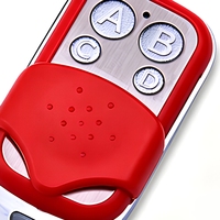 Control Remoto Duplicador RF de 4 Botones 433.92MHz con Cubierta Deslizante para Puerta de Garaje, Persianas Enrollables y Abridores de Portones
