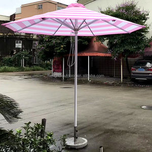 Parapluie d'extérieur en bois massif à poteau central en bois dur à poteau droit Parapluies de villa jardin de loisirs <span class=keywords><strong>parasol</strong></span> de protection UV ensoleillé - Product Image 2