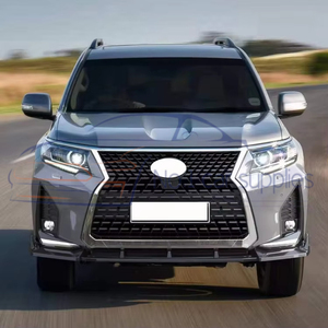 Pour <span class=keywords><strong>PRADO</strong></span> FJ150 2018-2025 accessoires de voiture mise à niveau Facelift Kit de carrosserie nouvel état pare-chocs avant à <span class=keywords><strong>GX</strong></span> Bodykit - Product Image 4