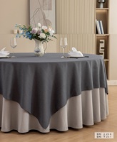 Linge de table en polyester blanc uni pour hôtels et restaurants, vente en gros du fabricant, 108 pouces, rond, pour mariage