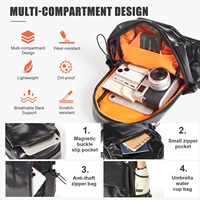Sac à bandoulière de voyage imperméable en polyester pour homme, marque nationale, avec port USB, haute qualité, style motard/normal/bas minimaliste