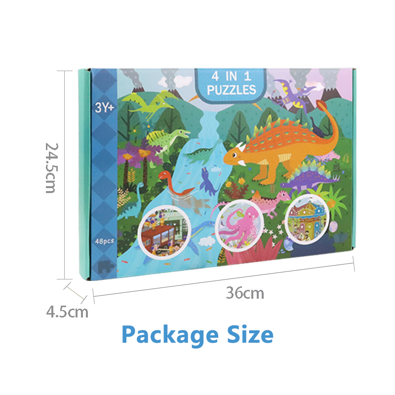 Новая Головоломка динозавра большой деревянный 3d пазл детская деревянная головоломка