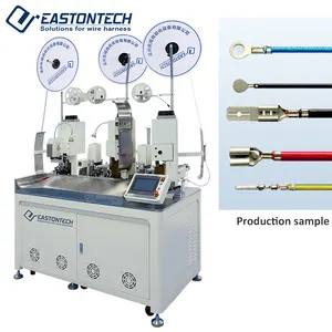 EW-21C Over 10 years experience terminal press machine for crimping terminal on end of the double wires