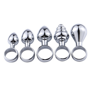 Plug anal en métal à tirer, perles anales, SM, entraînement sexuel, jouets pour le développement anal, bandes anales, masseur de prostate - Product Image 2